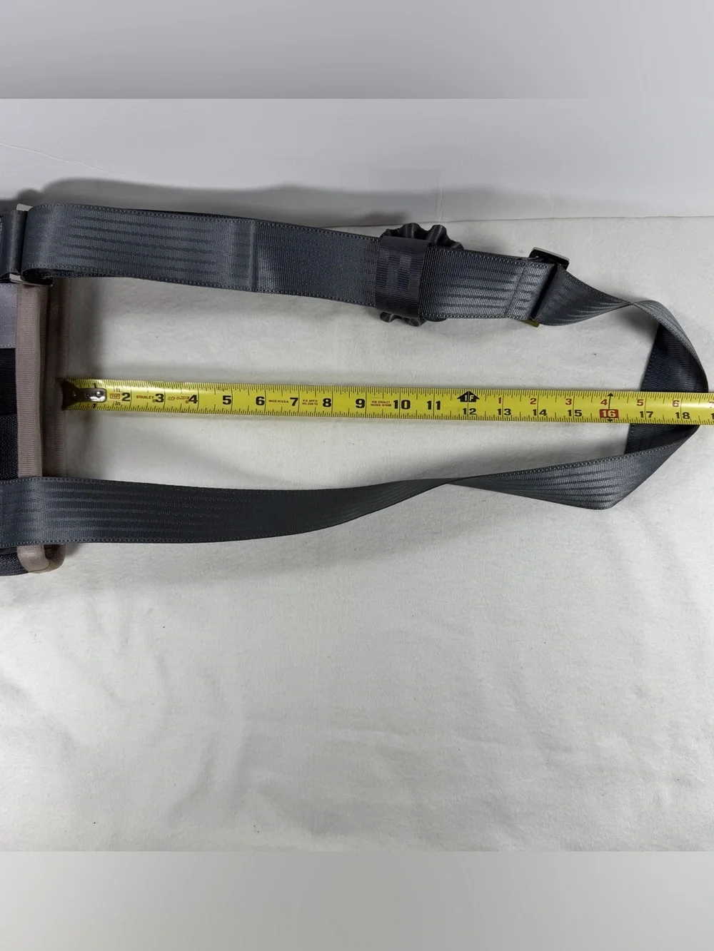 Harveys Original Seatbelt Purse Crossbody Bag Black Gray Tan Silver W/Rosette